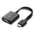 Adaptador Ugreen Hdmi Para Vga + Audio P2 E Micro Usb - Ps4