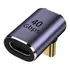 Adaptador Usb - C P/ Usb - C 90 Graus Resistente 40gbps 4.0