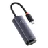 Adaptador Usb 3.1 Type-c Lan Rede Rj45 100/1000mbps Baseus