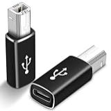 Adaptador Usb B Para Usb C (pacote Com 2) Usb-c Fêmea Para Impressora Macho Conversor Usb Tipo C Para Conector Midi Usb B, Suporte A Sincronização De Dados, Compatível Com Impressora, Scanner, Máquina