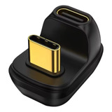 Adaptador Usb c Macho Para Usb c Femea 180 Graus