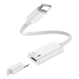 Adaptador Usb c P Lightning P Fone De Ouvido iPhone 15 Pro