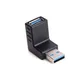 Adaptador Usb P/ Baixo L 90 Graus Ângulo Fêmea Cabo Pendrive