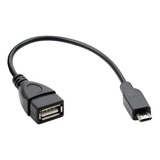 Adaptador V8 Micro Usb Otg Macho Dados Para Usb 2.0 Fêmea