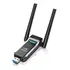 Adaptador Wifi 6 Edup Antena Wireless Preto