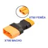 Adaptador Xt90 Macho Para Xt60 Fêmea P  Bateria Lipo