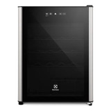 Adega De Vinho Electrolux 24 Garrafas Uma Porta Com Painel Digital Wsf24 127v