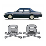 Adesivo 6 Cilindros Opala