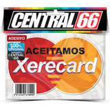 Adesivo Aceitamos Xerecard Mastercard