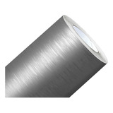 Adesivo Aco Escovado Inox