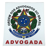 Adesivo Advogada Para Uso Interno Vidro Do Carro