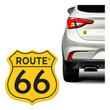 Adesivo Amarelo Route 66