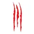 Adesivo Automovel Garra Monstro Wolverine  Freddy Krueger