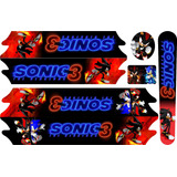 Adesivo Bicicleta Infantil Sonic