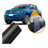 Adesivo Blackout Coluna Porta Preto Fosco Poroso Vw Amarok