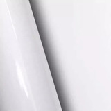 Adesivo Branco Alto Brilho Envelopamento - 12m X 1,40m