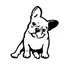 Adesivo Bulldog Cachorro Dog Pet Carro, Moto 