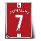 Adesivo Camisa Portugal Cristiano