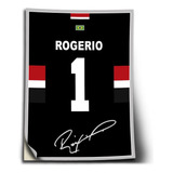 Adesivo Camisa São Paulo Rogerio Ceni Auto Colante 120x84cm