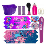 Adesivo Cesta Bicicleta Infantil Manopla Stitch Angel Aro16