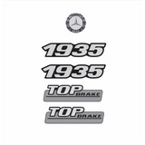 Adesivo Compatível Emblema Caminhão 1935 Top Brake F068