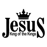 Adesivo Cristao Jesus King