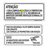Adesivo De Advertencia Tanque