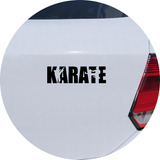 Adesivo De Carro Karate