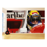 Adesivo De Parede Carro F1 Mclaren Mp 4/4 Senna 8,5m² Cxr133
