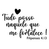 Adesivo De Parede Frase