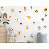 Adesivo De Parede Pokemon