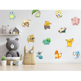 Adesivo De Parede Pokemon