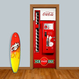 Adesivo De Porta - Coca-cola, iPhone, iPod E Cabine Telefone