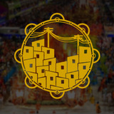 Adesivo Decorativo Carnaval Amarelo - Favela No Pandeiro