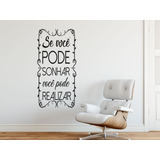 Adesivo Decorativo Frase Se