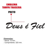 Adesivo Deus E Fiel