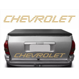 Adesivo Dourado Tampa Traseira Chevrolet Pick Up Corsa 