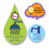 Adesivo Economize Energia Agua