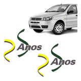 Adesivo Emblema Lateral Fiat