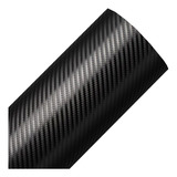 Adesivo Envelopamento Fibra Carbono 4d - 1,50m X 5mt Cor Preto