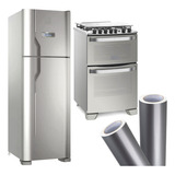 Adesivo Envelopamento Prata Inox
