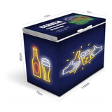 Adesivo Envelopar Freezer Horizontal Retro Neon 110x85x70cm