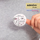 Adesivo Etiqueta Para Embalagens Com Frases E Desenhos 4x4