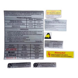 Adesivo Etiquetas Cofre Motor