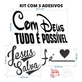Adesivo Evangelico Gospel Jesus