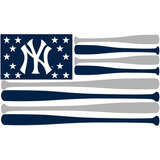 Adesivo Externo   New York Yankees   20cm X 11 5cm