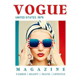 Adesivo Fashion Vintage Vogue