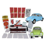 Adesivo Fusca 1500 / Kit C/20 Selos Lataria, Vidros E Motor