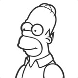 Adesivo Homer Simpson Colante