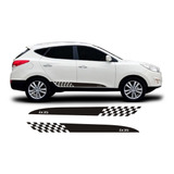 Adesivo Hyundai Ix35 Faixa Lateral Hx1 Acessórios La